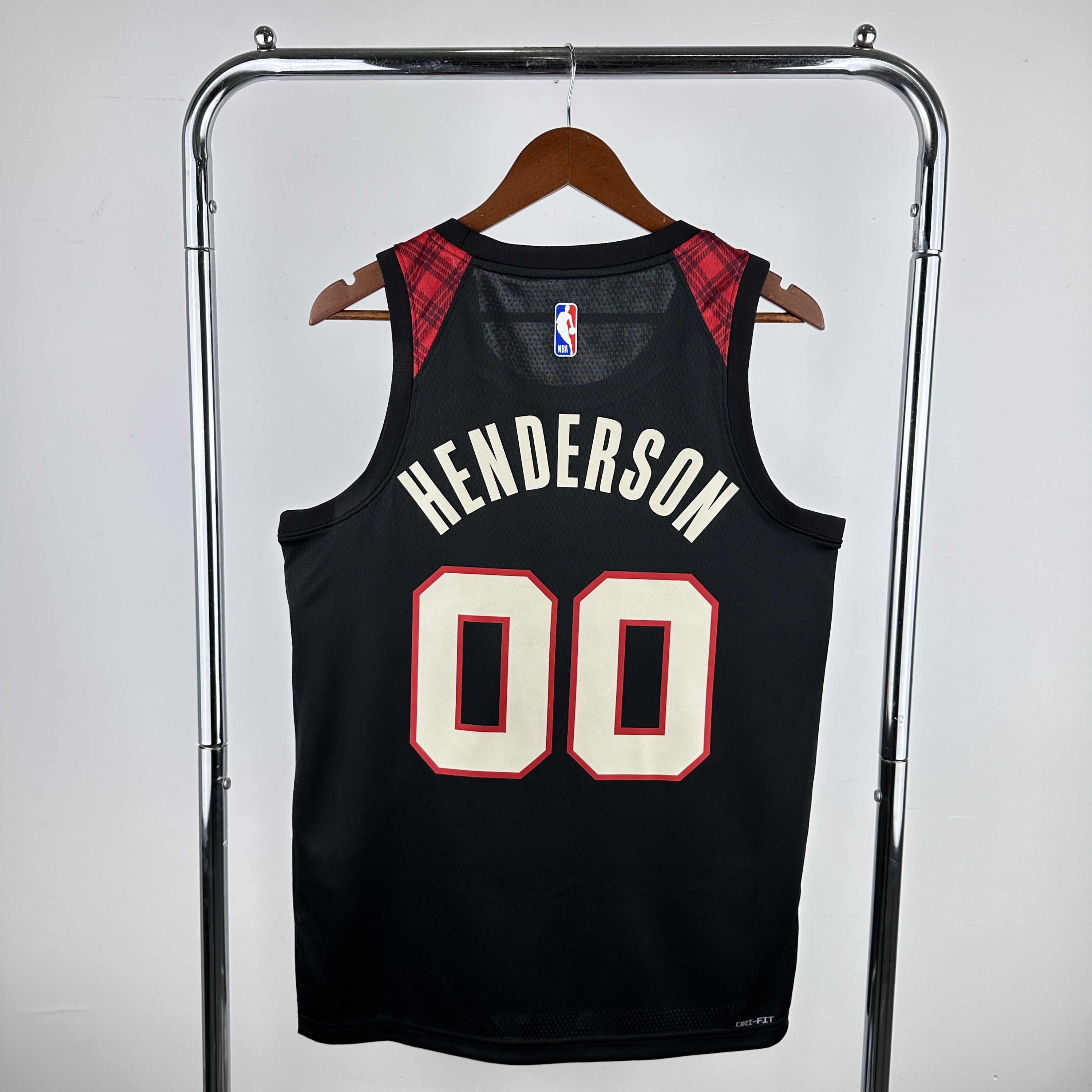 Men Portland Trail Blazers #00 Henderson Black City Edition Nike 2024 NBA Jersey